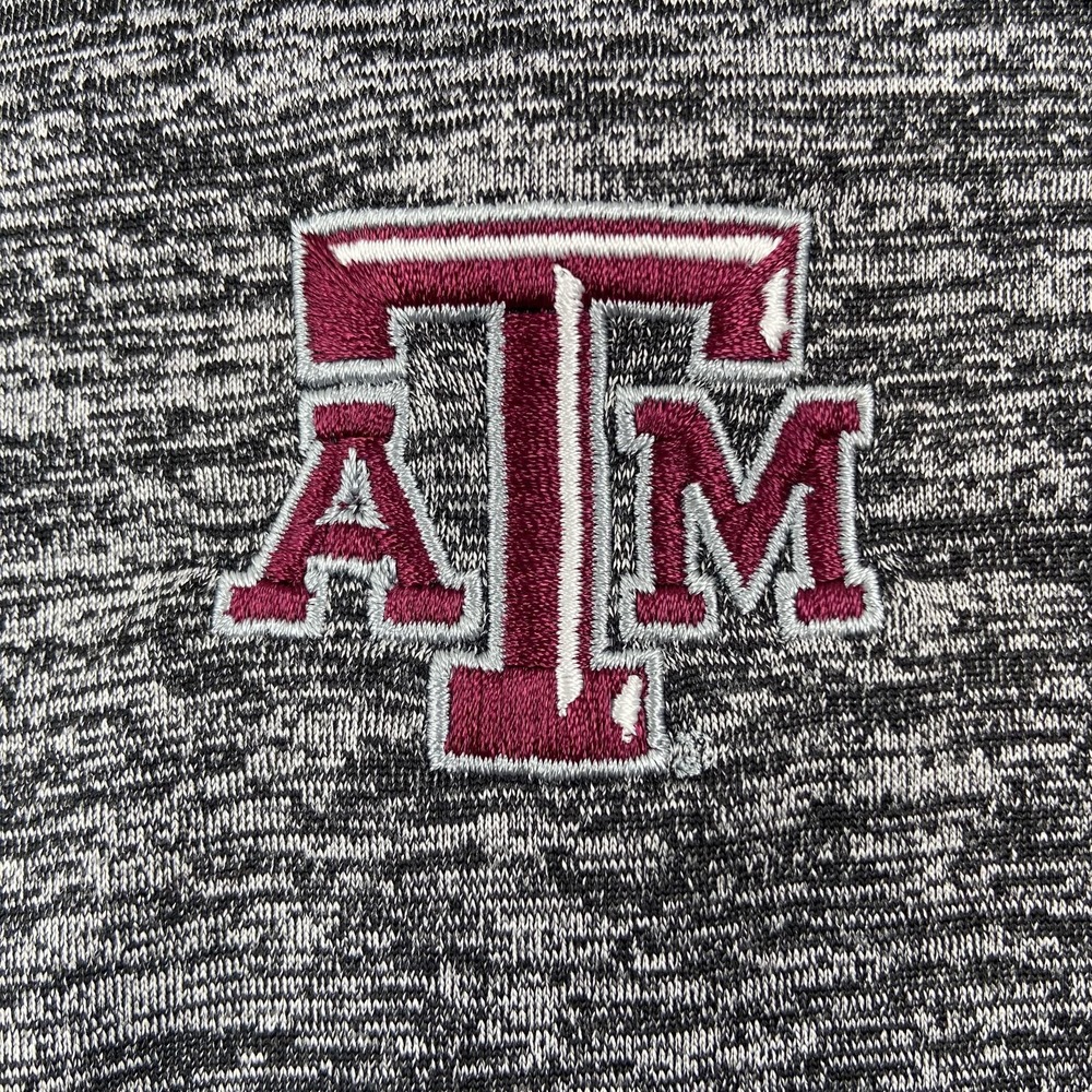 Texas A&M Aggies Shirt Womens XS Gray Black NCAA Football BAW Dry Tek 1/4 Zip - Picture 7 of 10